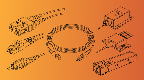 Fiber optic and photonics components